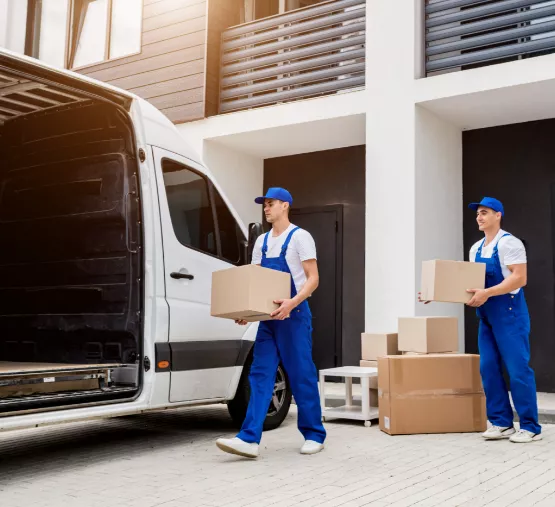 loading van